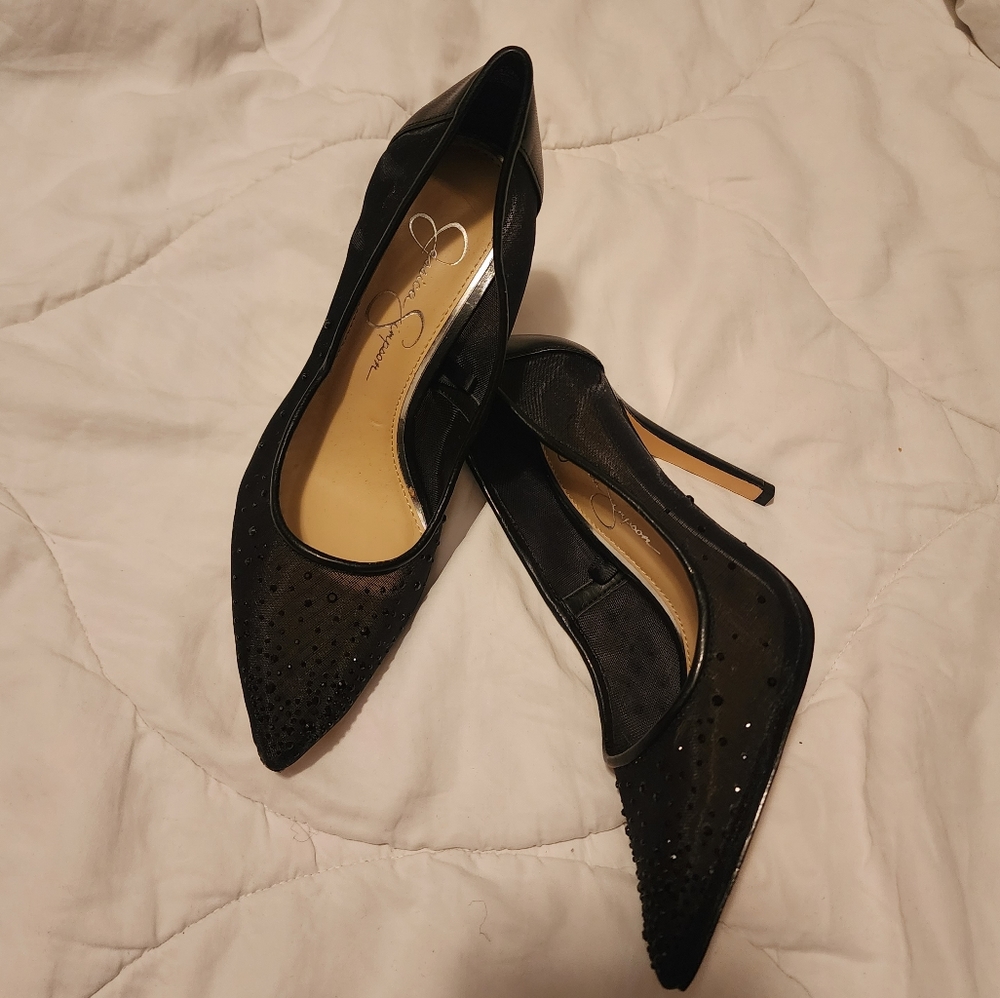 Jessica Simpson Mesh Heels